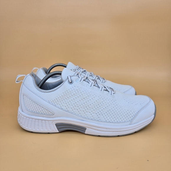 Orthofeet Coral Women's Orthopedic White Knit Shoes Size 11 Wide - Picture 3 of 8